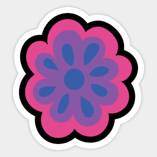 Bisexual Flower Sticker